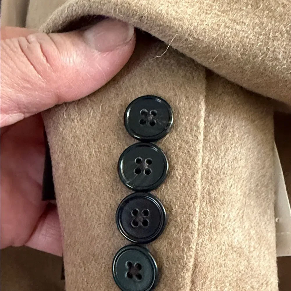 Tasso Elba Brown Men's Blazer 100% Camel Hair Size R44 NWT